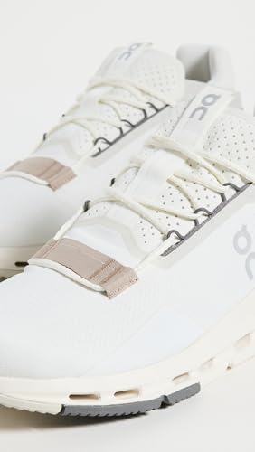 On Men's Cloudnova 2 Sneakers, Ice/Sand, 8 Medium US