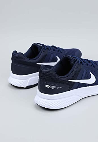 Nike Men's Run Swift 2 Running Shoe, Midnight Navy White Obsidian, 12