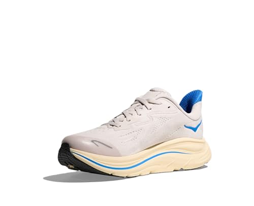 Hoka Unisex Clifton 10 (Big Kid) Stucco/Virtual Blue 4.5 Medium