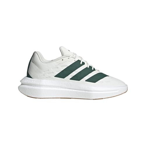 Adidas Mens Flowboost Sportswear, Off White/Collegiate Green/Off White, 11.5