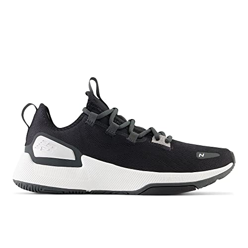 New Balance Men's FuelCell 100 V2 Cross Trainer, Black/Blacktop/Silver Metalic, 10 M