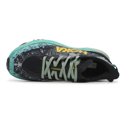 Hoka Women's Speedgoat 6 Black/Aloe Vera 8.5 Medium