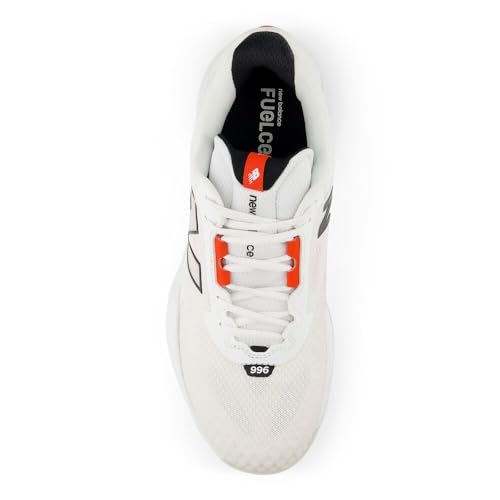 New Balance Men's FuelCell 996 V6 Tennis Shoe, White/Navy, 10.5 M
