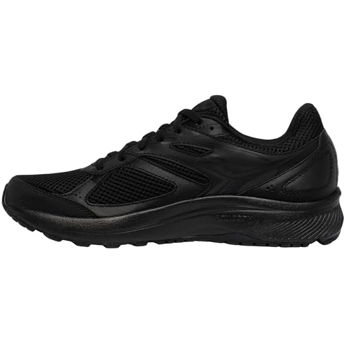 Saucony Men's Cohesion 14 Sneaker, Black/Black, 14