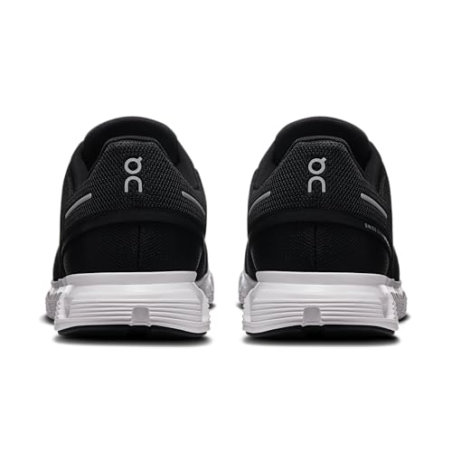 On Men's Cloud 6 Sneakers, Black | White, 10 Medium US