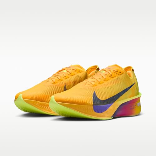 Nike Vaporfly 4 Men's Road Racing Shoes (Citron Pulse/Laser Orange/Volt Ice/Indigo Burst) Size 9.5