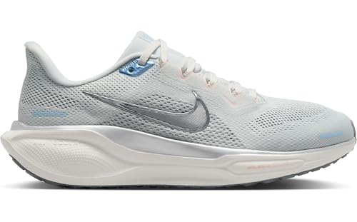 Nike Women's Pegasus 41 Photon Dust/Metallic Pewter/Sail/Echo Pink 6.5 Medium