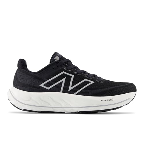 New Balance Women's Fresh Foam X Vongo V6 Running Shoe, Black/White, 9 W