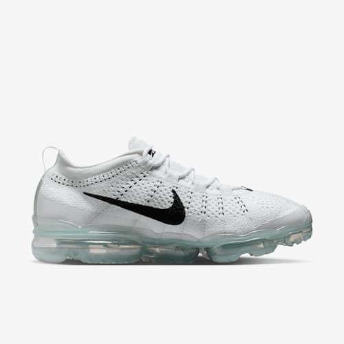 Nike Air Vapormax 2023 Flyknit Men's Shoes (DV1678-102, White/White/Pure Platinum/Black) Size 13