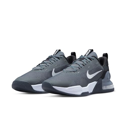 Nike Men's Air Max Alpha Trainer 5 Workout Shoes, Smoke Grey/White-Dark Smoke Grey-Dark Grey, 7