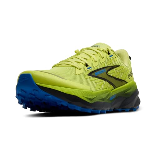 Brooks Men Cascadia 19 Sunny Lime/Black/Blue 8.5 Medium