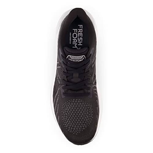 New Balance Men's Fresh Foam X Vongo V5 Running Shoe, Black/Phantom/Steel, 8.5 Wide US