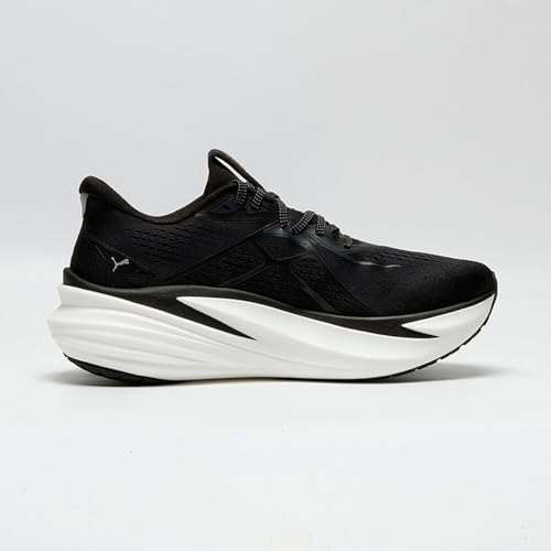 PUMA Men's Magmax Nitro 2 Running Shoes, Black White, Size 10.5 D Medium US