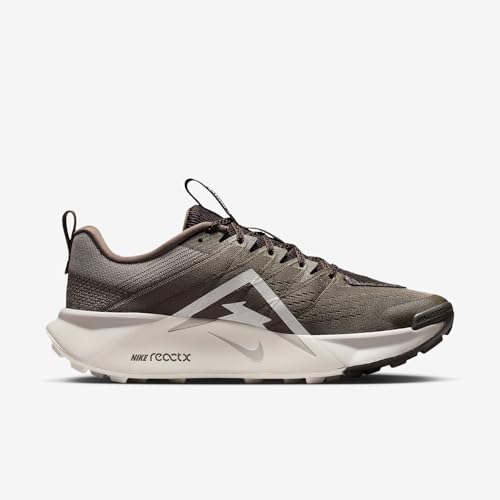 Nike Wildhorse 10 Men's Trail Running Shoes (Ironstone/College Grey/Velvet Brown/Cave Stone) Size - alternate view 3