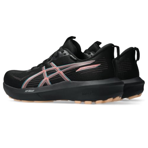 ASICS Women's GT-1000 14 Running Shoes, 8, Black/Misty Pine