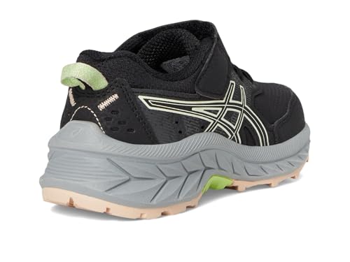 ASICS, Unisex Kids, Gel-Venture 9 Pre-School (Toddler/Little Kid), Black/Whisper Green, 2 Medium, Little Kid