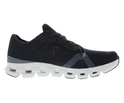 On Women's Cloud X 4 AD Sneakers, Black/Asphalt, 10 Medium US