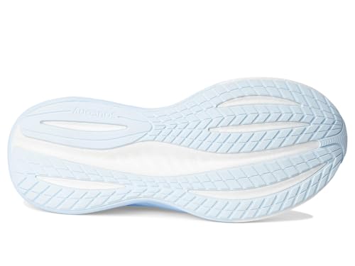 Saucony Women's Triumph 22 Running Shoe, White/Ice melt, 5.5 Medium