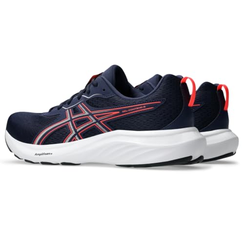 ASICS Men's Gel-Contend 9 Running Shoes, 7.5, Midnight/Flash RED