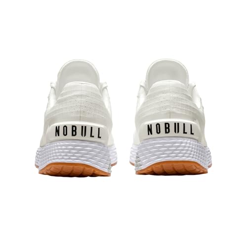 NOBULL Men's Allday 365 (Ripstop) Shoe | Athletic Cross-Training Sneaker for Gym, Running & Walking, Comfortable Workout Trainers, White Gum, 12