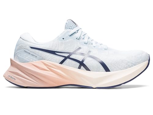 ASICS Women's NOVABLAST 3 Running Shoes, 11, Sky/Cream