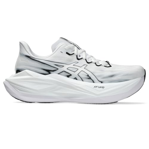 ASICS Unisex SUPERBLAST 3 Running Shoes, 11M / 12.5W, White/Black