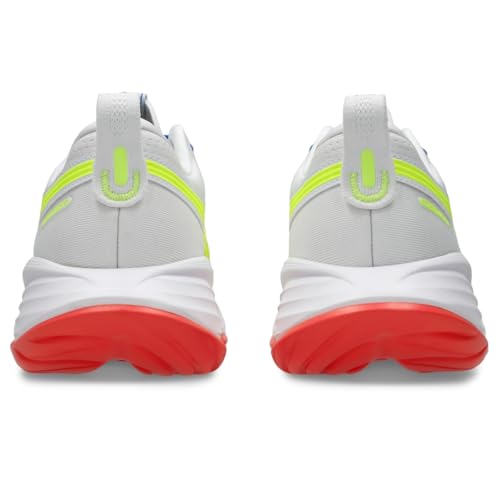 ASICS Women's Gel-Cumulus 27 ATC Running Shoes, 5, White/Safety Yellow