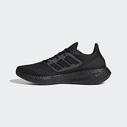 adidas Mens Pureboost 22 Black/Black/Black 12.5
