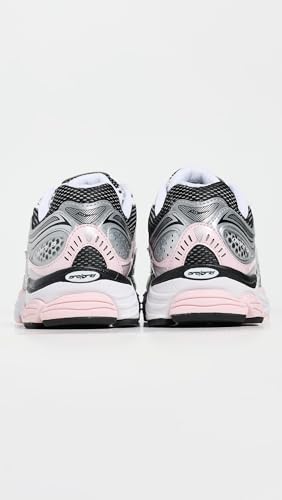 Saucony Women's ProGrid Omni 9 Sneakers, Silver/Pink, 9 Medium US
