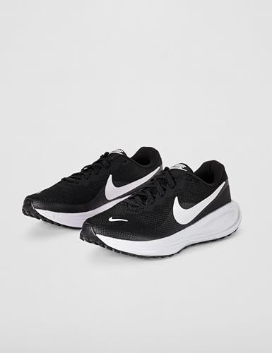 Nike Women's Revolution 8 Road Running Shoes, Black/White-Iron Grey, 7