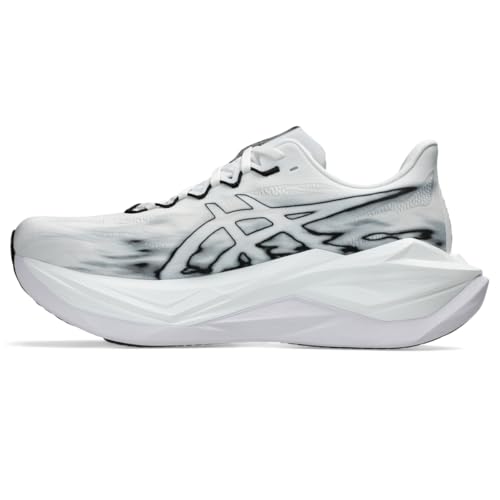 ASICS Unisex SUPERBLAST 3 Running Shoes, 10M / 11.5W, White/Black