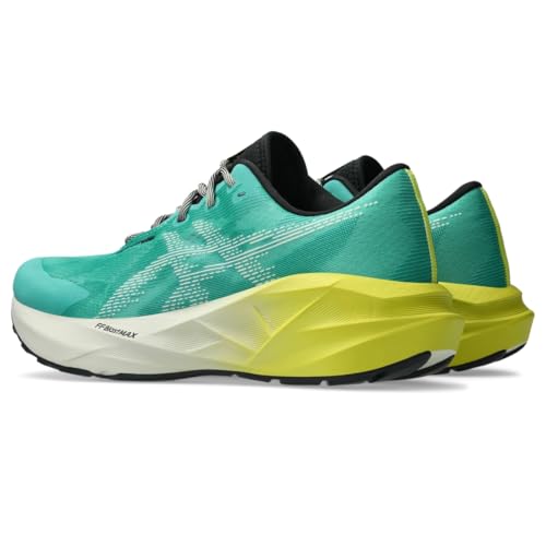 ASICS Men's NOVABLAST 5 TR Running Shoes, 12, Aurora Green/Light DUST