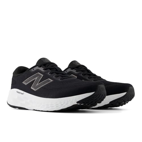 New Balance Men's Fresh Foam X EVOZ V4 Running Shoe, Black/Phantom/Black Metallic, 10 M