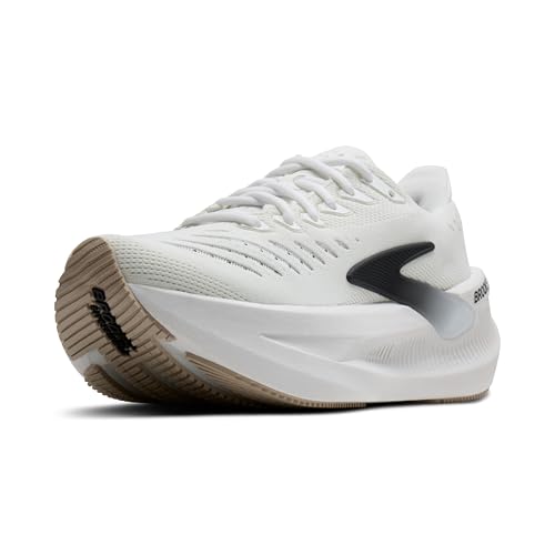 Brooks Men’s Glycerin Max 2 Neutral Running & Walking Shoe - White/Black/Chateau Gray - 12 Medium
