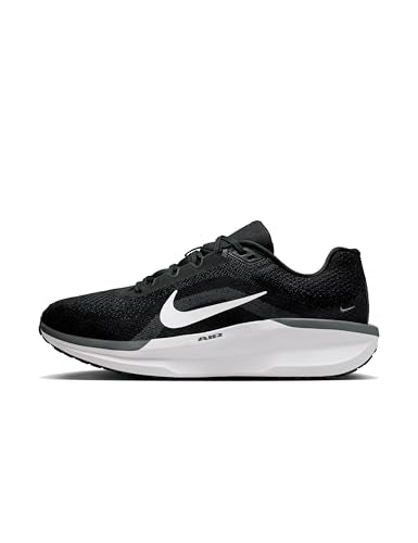 Nike Men's Winflo 11 Road Running Shoes, Black/White-Anthracite-Cool Grey, 8