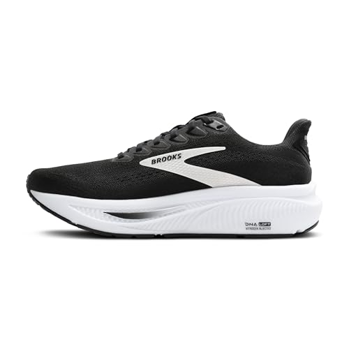 Brooks Men’s Ghost 17 Neutral Running Shoe - Black/Grey/White - 11.5 Medium