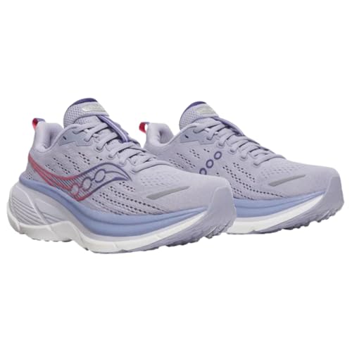 Saucony Women's Hurricane 25 Sneaker, Thistle/Aster, 9.5