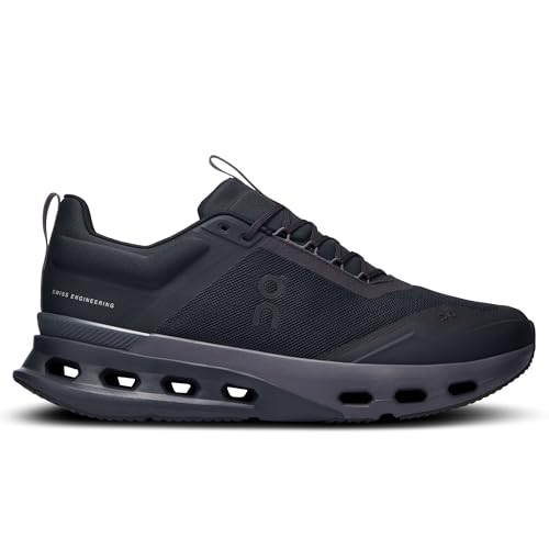 On Mens, Cloudnova X Black/Eclipse 14 Medium