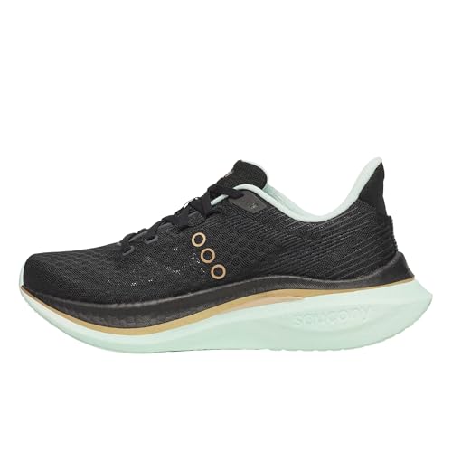 Saucony Women's Endorphin Speed 5 Sneaker, Black/Calm, 8