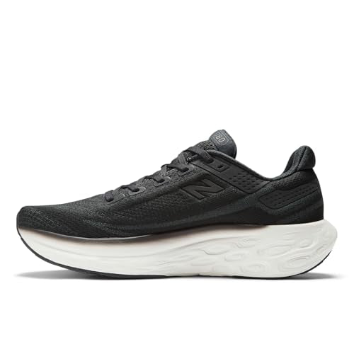 New Balance Men's Fresh Foam X 1080 V13 Running Shoe, Black/White, 10 N