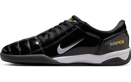 Nike T90 SP, Men's Sneaker, Black, White, Metallic Silver, 9.5