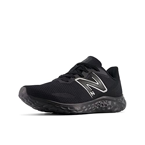 New Balance Men's Fresh Foam Arishi V4 Slip-Resistant Running Shoe, Black/Black Metallic/Black, 11 M