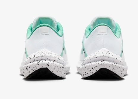 Nike Winflo 10 Women's Road Running Shoes (White/Black/Emerald Rise FN7106-100, US Footwear Size System, Adult, Women, Numeric, Medium, 6)