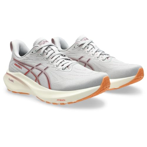 ASICS Women's GT-2000 13 Running Shoe, 8.5, Concrete/Watershed Rose