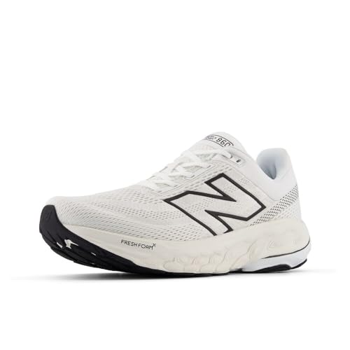 New Balance Men's Fresh Foam X 860 V14 Running Shoe, White/Black/Sea Salt, 9 XW - product image