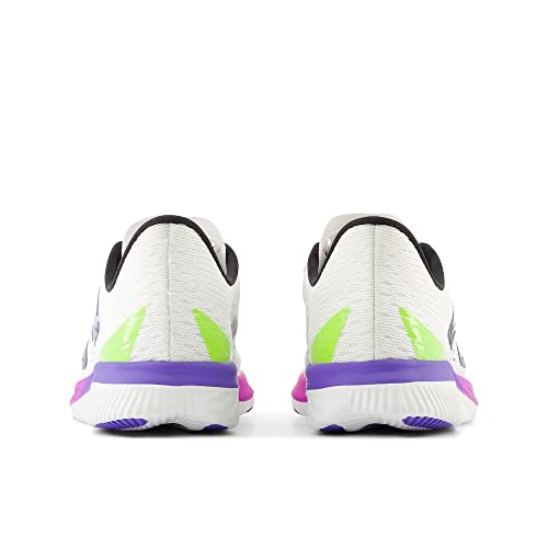 New Balance Women's FuelCell SuperComp Pacer V1 Running Shoe, White/Electric Indigo/Thirty Watt, 6.5 W