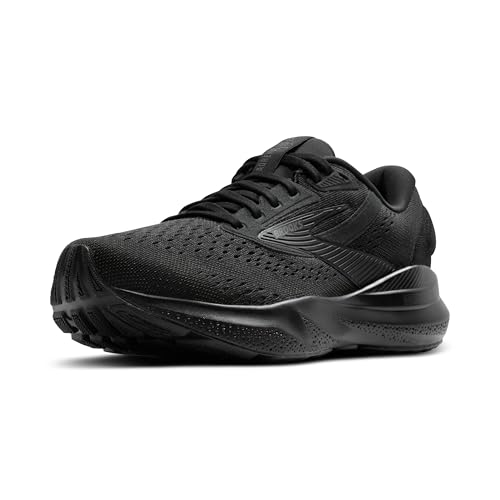 Brooks Women’s Adrenaline GTS 24 Supportive Running Shoe - Black/Black/Ebony - 5 Medium