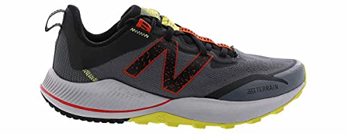 Men's New Balance Dynasoft Nitrel v4 Running Shoes in Grey/Yellow alternate view 4