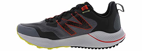 Men's New Balance Dynasoft Nitrel v4 Running Shoes in Grey/Yellow alternate view 6