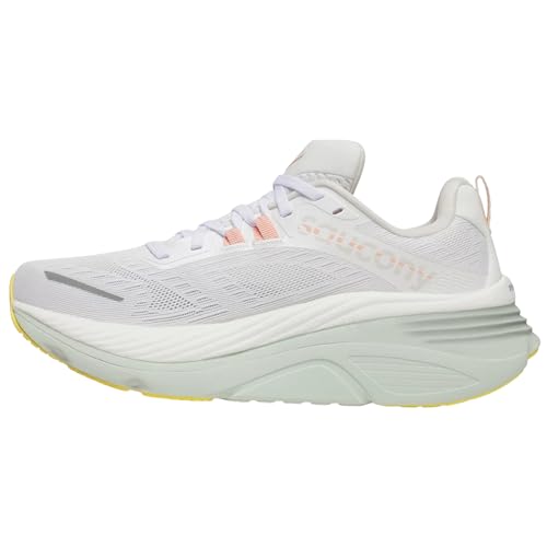 Saucony Women's Hurricane 24 Sneaker, White/Foam, 11